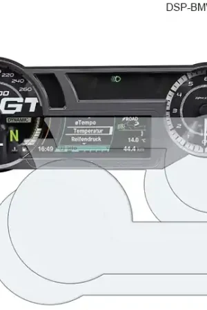 Tijdelijk Beschikbaar R&G - K1600GT/GTL - Protectors - Dashboard Screen Protector